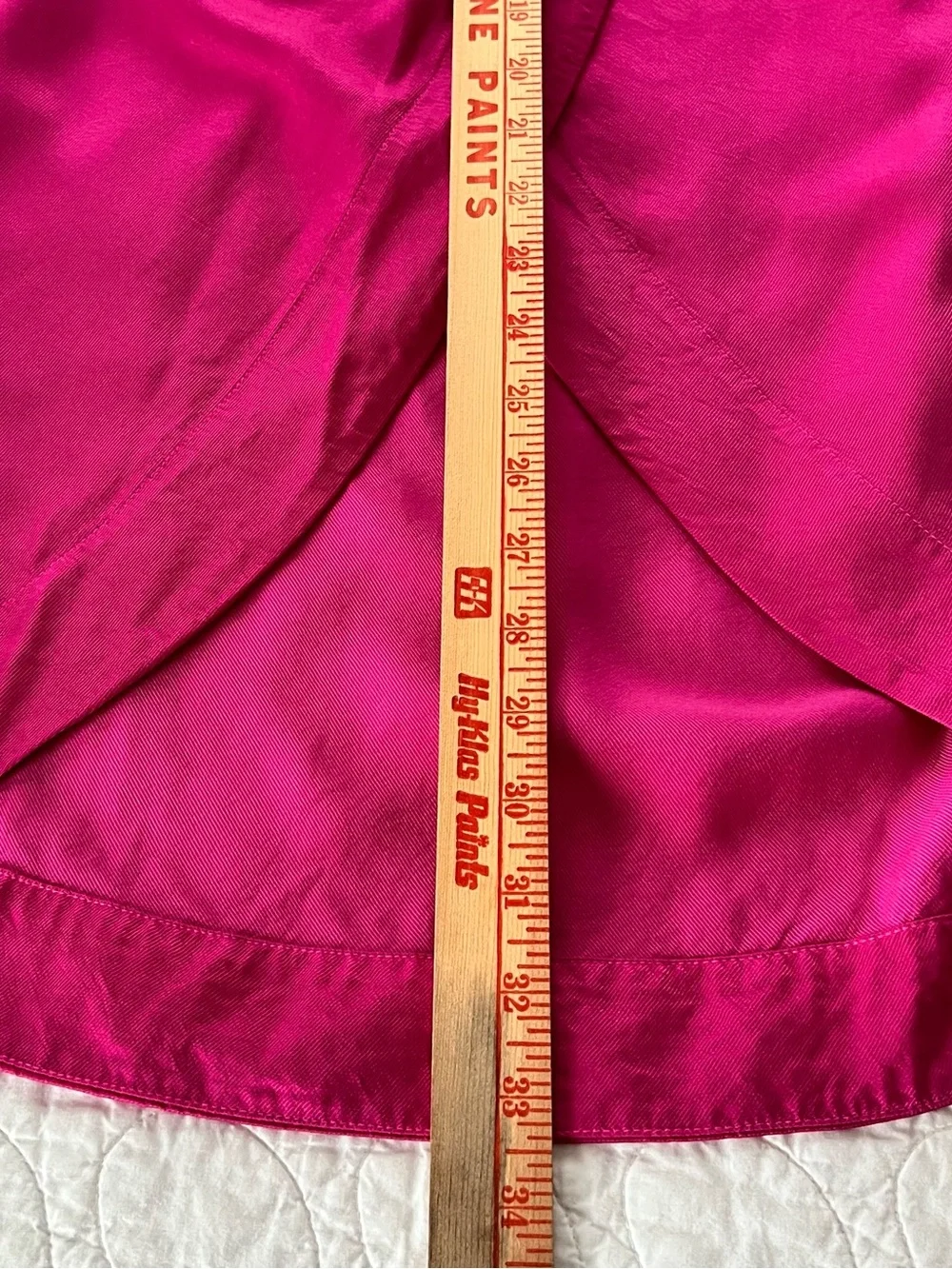 Maeve Bright Pink Satin Tulip Wrap Skirt Barbiecore Y2Kstyle Vibrant Joyful
